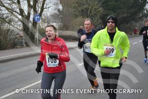 Yeovil Half Marathon - Runners from Chard & Crewkerne: Andy Mear (no 619), of Chard Road Runners. Photo 21.