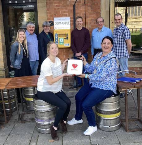 YEOVIL NEWS: Working hard to get the town covered by lifesaving defibrillators