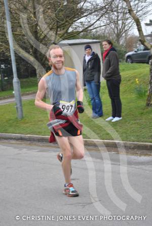 Yeovil Half Marathon - King of the Hill: 3rd placed Matthew Young in 2.16. Photo 3