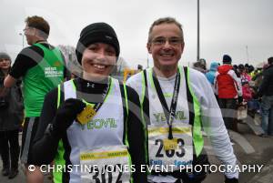 Yeovil Half Marathon - Yeovil Town Road Running Club Men 2: Richard Dodge with Christina Farmer. Photo 25