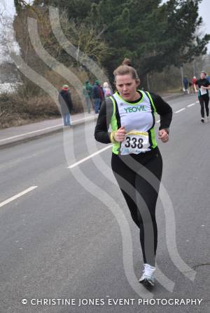 Yeovil Half Marathon - Ladies from Yeovil Town Road Running Club: Nearing the finishing line. Photo 12