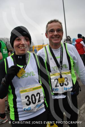 Yeovil Half Marathon - Ladies from Yeovil Town Road Running Club: Christina Farmer with Richard Dodge. Photo 21