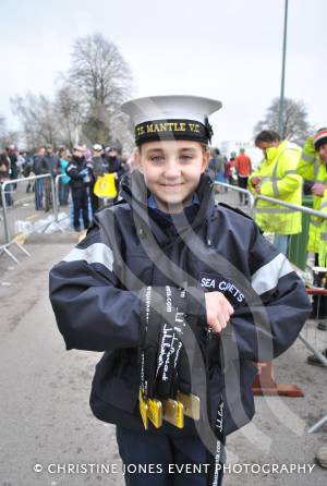 Yeovil Half Marathon - All Smiles: There were plenty of smiles at the half marathon. A member of the Sea Cadets with the medals. Photo 3