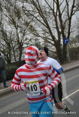 Yeovil Half Marathon - All Smiles: There were plenty of smiles at the half marathon. Thomas Brownhill (no 110). Photo 9