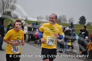 Yeovil Half Marathon - All Smiles: There were plenty of smiles at the half marathon. Frances Gray and Mike Hannan. Photo 18