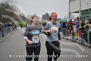 Yeovil Half Marathon - All Smiles: Anna Salberg and Venetia Lamb. Photo 22