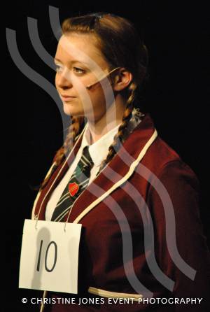 The 25th Annual Putnam County Spelling Bee at the Swan Theatre, Yeovil, from March 27-30, 2013, with the Yeovil Youth Players: Marcy Park (Debbie Duncan). Photo 19