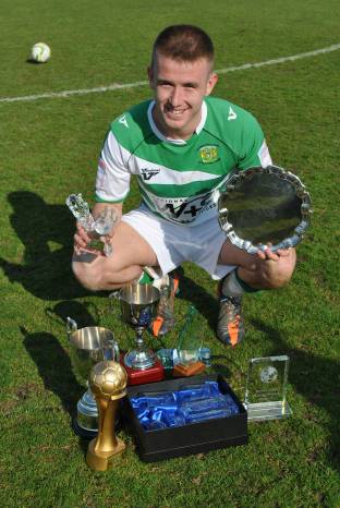 Football: Paddy Madden is the overall winner of Yeovil Town awards