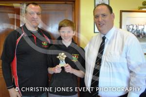 Ivel Barbarians RFC youth awards 2012-13 - April 28, 2013: Most improved player of the season for the Under-12s. Photo 14