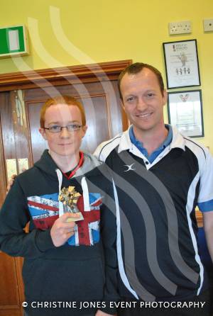 Ivel Barbarians RFC youth awards 2012-13 - April 28, 2013: Most improved player of the season for the Under-13s. Photo 16