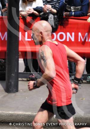 London Marathon 2013: Local runners - Mike Pearce, of Crewkerne Running Club, completed the marathon in a superb time of 2hrs 42mins 38secs.