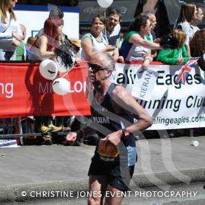 London Marathon 2013: Neil Plumridge, of Chard Road Runners, finished in a time of 3hrs 7mins 46secs.
