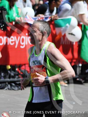 London Marathon 2013: Martin Smith, of Yeovil Town Road Running Club, finished in a time of 3hrs 11mins 40secs.