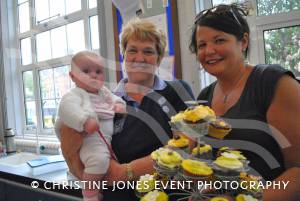 Ilminster Lions Club Fete - June 15, 2013: Five-month-old Phoebe Swain with Shirley Farley and Sally Mears, of 2nd Ilminster Brownies. Photo 9