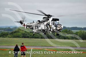 RNAS Merryfield Open Evening - June 12, 2013: A Sea King on display at the open evening. Photo 8