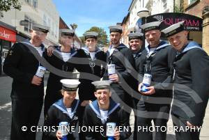 Armed Forces Day in Yeovil - June 29, 2013: Personnel from HMS Heron were in Yeovil town centre to support Armed Forces Day. Photo 1