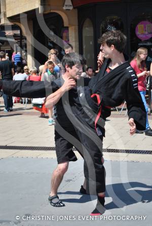 Panthers Martial Arts Academy - July 6, 2013: The Panthers were in the Quedam Shopping Centre, Yeovil, to raise money for the Flying Colours Appeal. Photo 6