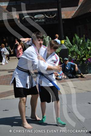 Panthers Martial Arts Academy - July 6, 2013: The Panthers were in the Quedam Shopping Centre, Yeovil, to raise money for the Flying Colours Appeal. Photo 12