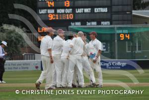 Westland Sports CC at the County Ground - Part 2: August 18, 2013: Yeovil-based Westland Sports did the town proud at the County Ground in Taunton although they narrowly lost out to Lansdown in the final of the Intermediate Club Cup. Photo 18