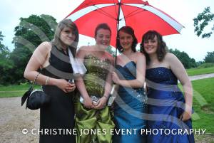 But in true British spirit we don't let the weather spoil a good party! Here we see some young ladies at the Holyrood Academy Year 11 Prom