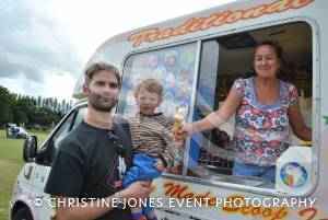South Petherton Carnival Fun Day - September 8, 2013: Nothing like having an ice cream at the fete - even it is cloudy! Photo 9