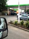 Petrol station shop prang at Asda