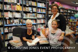 Denise Welch at Waterstone's in Yeovil in May 2010