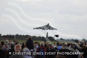 The larger than life personality of the Vulcan bomber at the International Air Day at RNAS Yeovilton in July 2011
