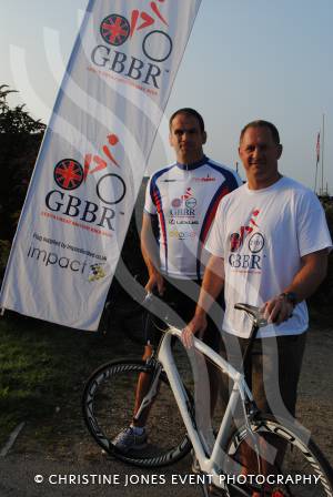 England rugby heroes Martin Johnson and Richard Hill at Ivel Barbarians RFC in 2010
