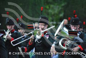 Music on the march with the Band & Bugles of the Rifles