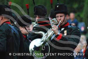 The Band & Bugles of the Rifles hit the right note at Montacute House