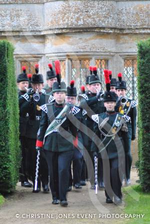 The massed Bands of the Somerset Army Cadet Silver Bugles