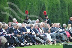 Special guests take their seats at Montacute House for the 2012 Military Tattoo