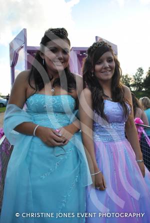 Out of their Barbie boxes - Emily Pounde and Hannah Jagger.
