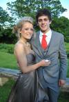 Emma Corr and Louis Gillman at Wadham School's 2012 Prom at Haselbury Mill.