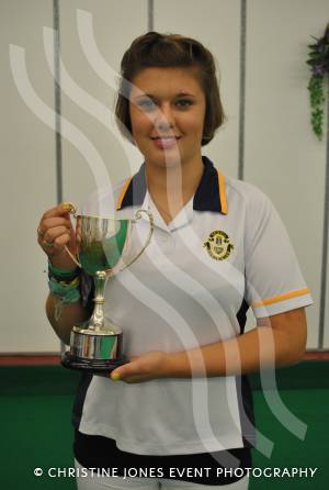 Yeovil Junior Bowls Club - September 2013: Kayley Manns - Under-18s Outdoor Singles winner. Photo 22