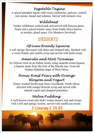 African Night at the Brewers Arms