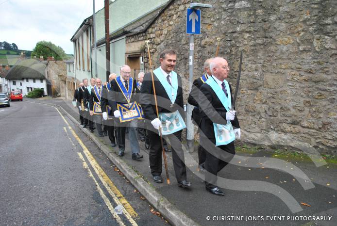 Masonic Lodge perform historic walk