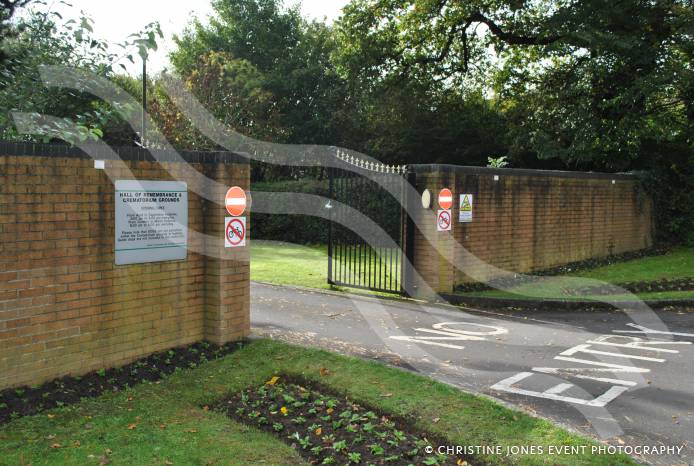 Switch exit and entrance points at crematorium