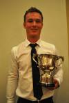 Ilminster Cricket Club annual dinner - October 2013: First team player of the season – Louis Kraucamp. Photo 5.