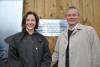 Martin Clunes at Racehorse Rehoming Centre - Nov 3, 2013: TV star Martin Clunes and his wife Philippa officially open a new stable block at the Racehorse Rehoming Centre at Combe St Nicholas, near Chard. Photo 1