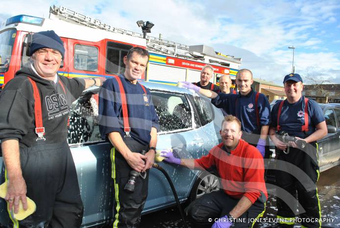 Firefighters thank people for support