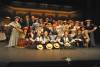 The cast of Yeovil Amateur Operatic Society's Half a Sixpence