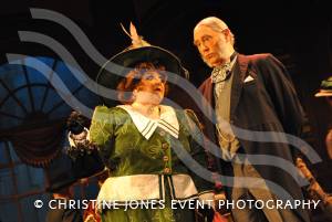 Mrs Walsingham (Gillian Cliffe) and Mr Shalford (Ernie Thomas).
