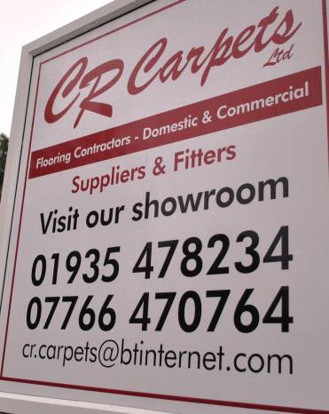 CR Carpets have got it covered with Yeovil Press
