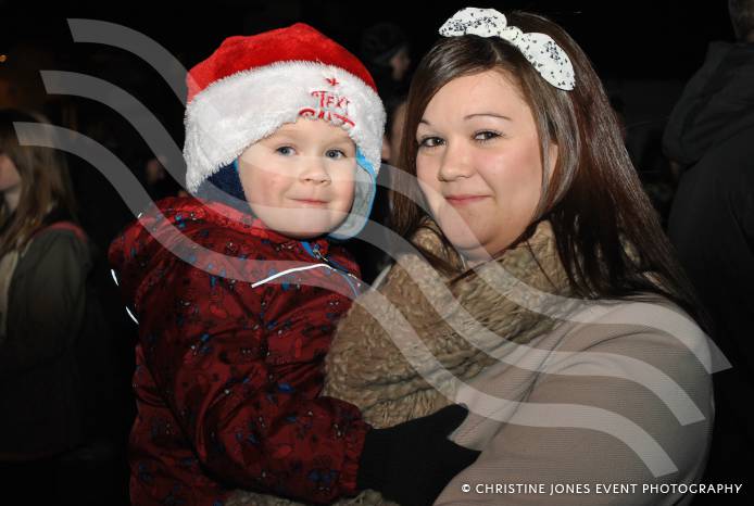 Yeovil's Christmas lights are switched on