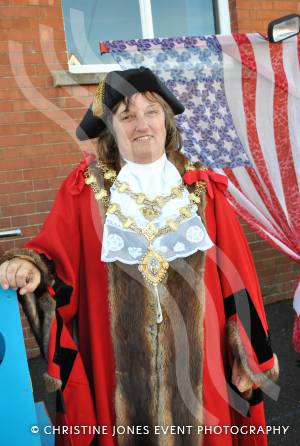 The Mayor of Chard, Cllr Cathie Morrison