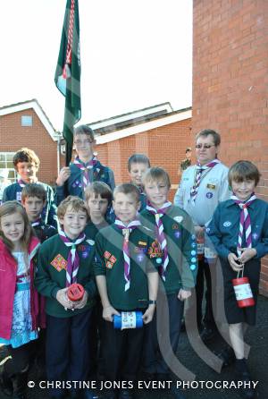 Scouts on parade