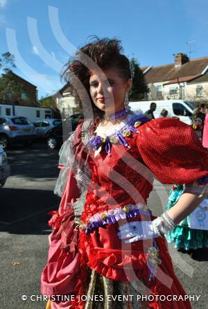 Karen Salter with Rags to Riches at Chard Children's Carnival 2012