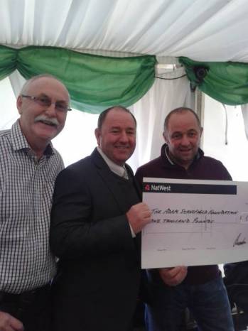 Perfect ending to Little Old Yeovil's tale - a donation to Adam Stansfield Foundation